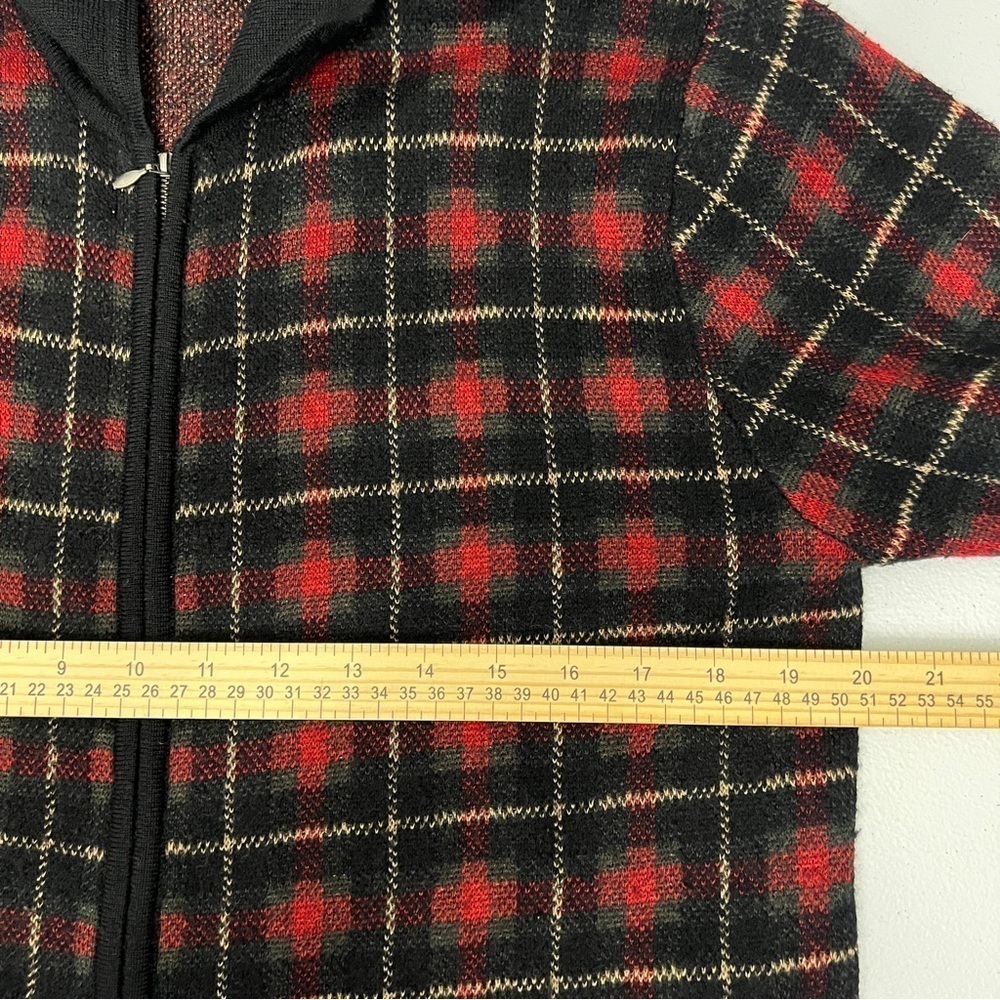 Bridgetown Collection Tartan Blazer Jacket Women's Size Small Wool Blend Zip Up - Picture 8 of 8